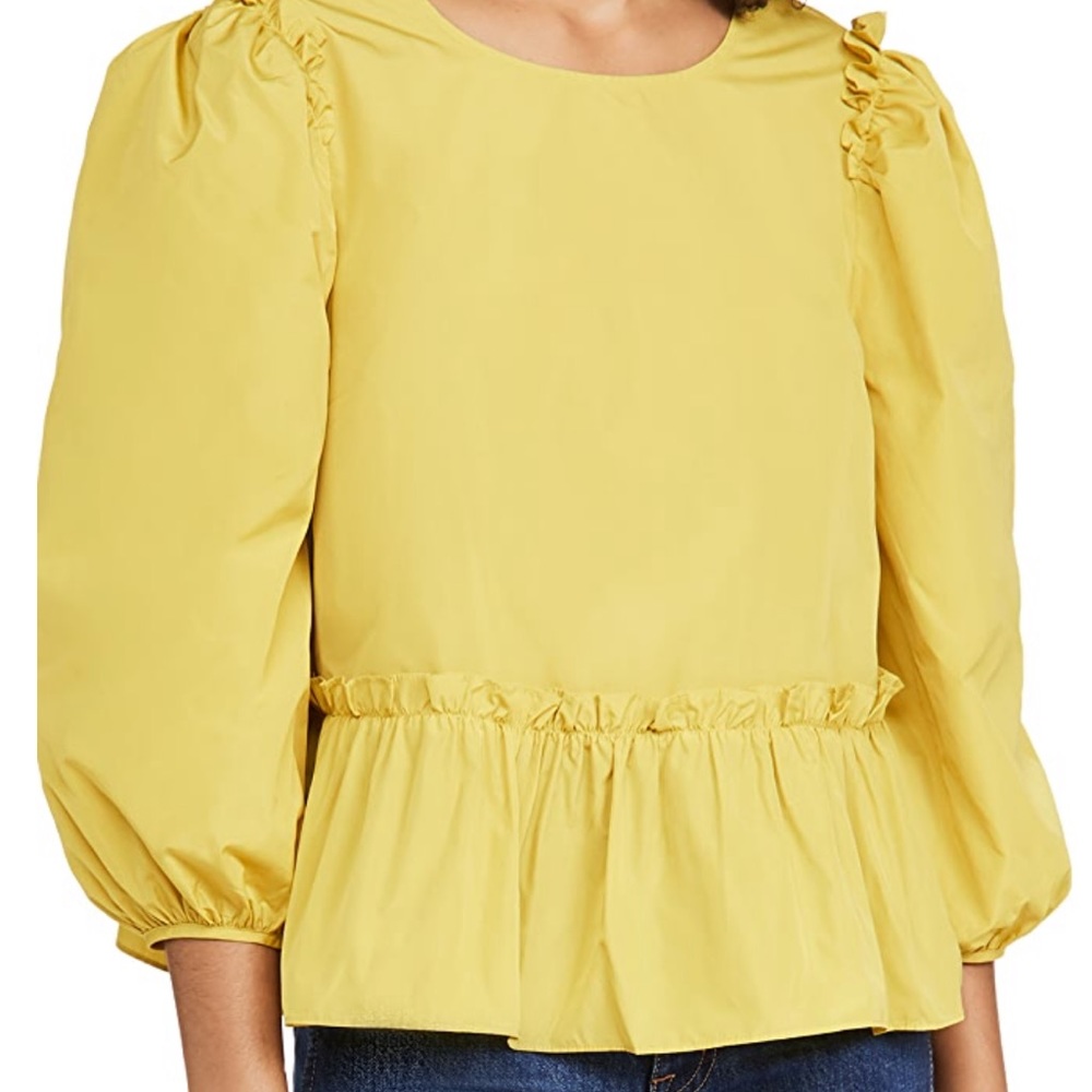 Cinq á Sept NWT Jackie Puff-Sleeve Top